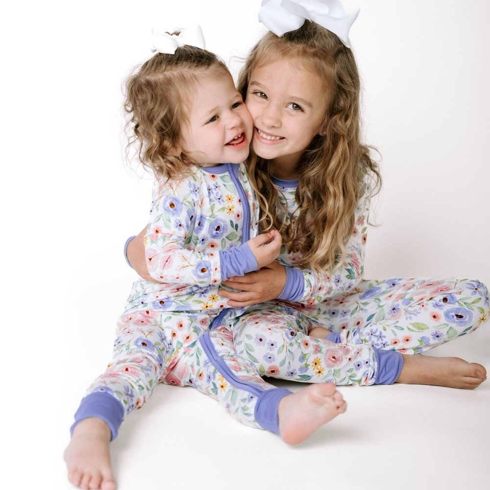 Toast + Jams spring Garden Floral Convertible Romper Coverall 12-18 months - Picture 8 of 8
